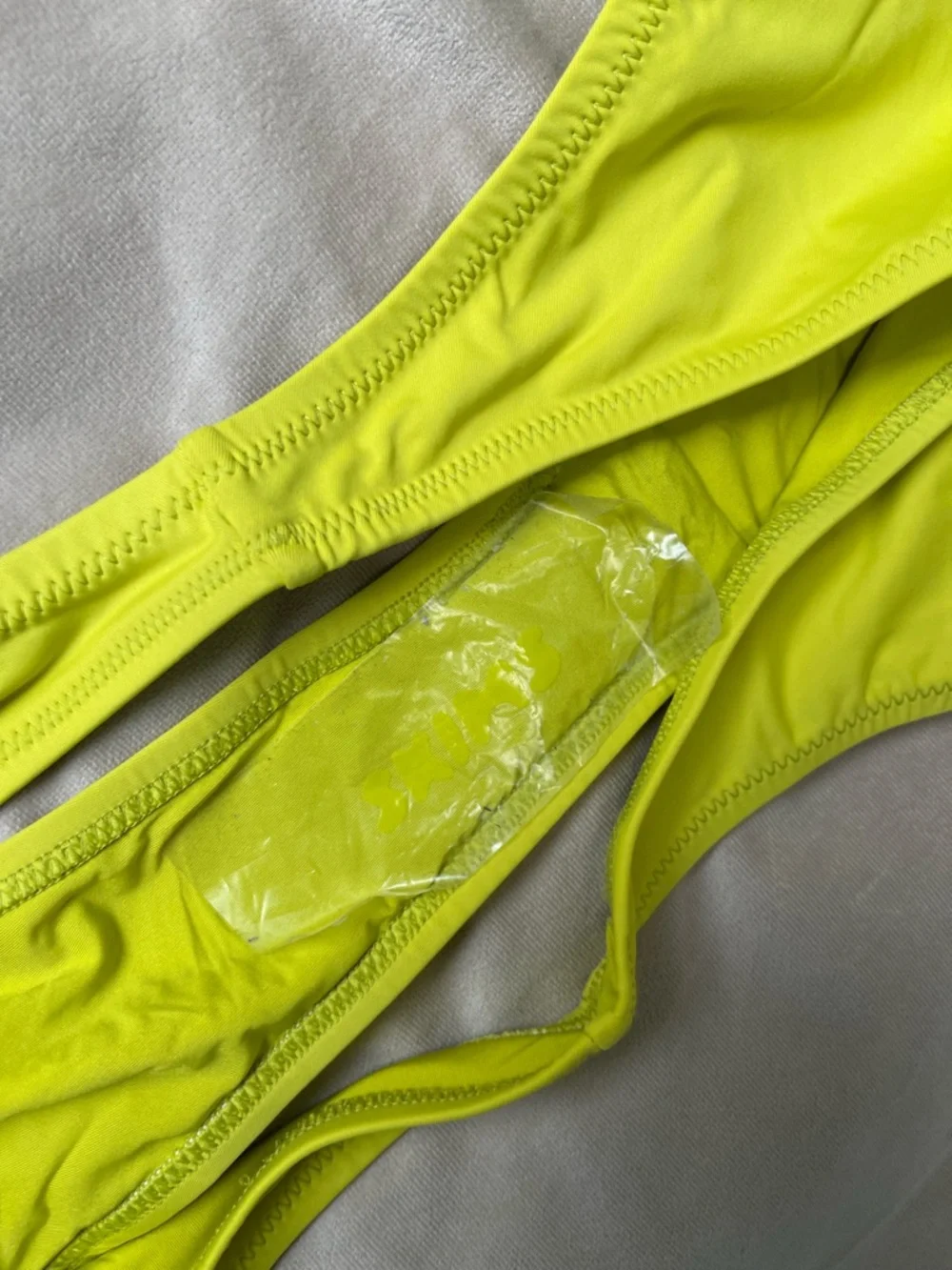 SKIMS Swim Mid-Coverage Bikini Bottoms Large Citrus NWT